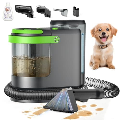18Kpa Portable Carpet Cleaner Machine for Cars, Pets, Spot, Rug, Couch - Image 1