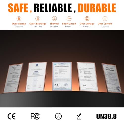12v 300ah lifepo4 battery 2 Pack,Built-in 200A BMS, Low-Temp Protection,Up to 15000+ Deep Cycles,10-Year Life,Lithium Battery 3840Wh Power Output,Perfect for Solar Energy Storage,Backup Power,Camping - Thumbnail 2