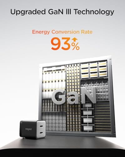 wegear 45W Dual USB-C GaN Fast Charger, Foldable Compact Wall Charger with PD PPS QC4.0 for Galaxy S25/S24, iPhone 17/16/15, iPad, MacBook, Steam Deck (Black) - Thumbnail 6