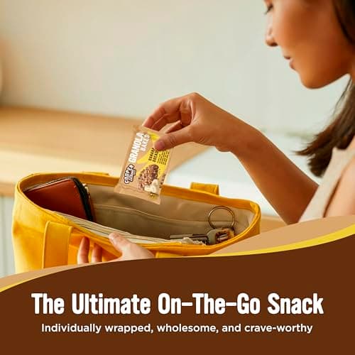 Cooper Street Banana Bread Granola Bakes (12 pack) - Individually Wrapped Soft and Chewy Breakfast Granola Bars - Nut, Dairy & Soy Free - Great As Kids Snacks For School, Hiking Or Work - Thumbnail 6