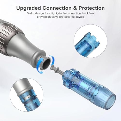 Microneedle Roller Pen for Home Use - 0.25mm Mcroneeding Derma Roller M8S Pen for Women Men - Micro Needle Roller Pen for Skin Tools - Thumbnail 3