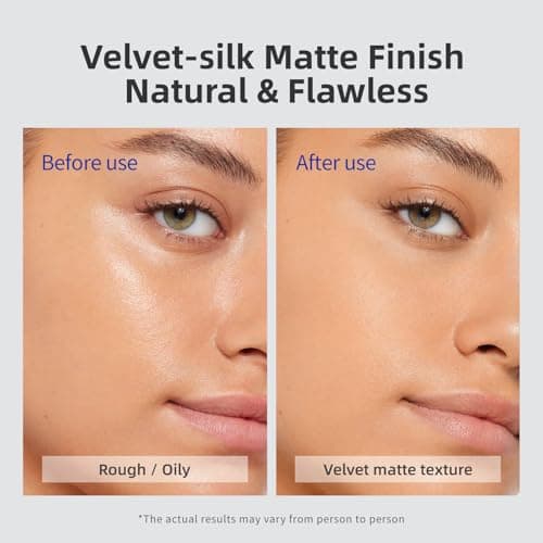 BEAUTNICE Full Cover Longwear Matte Foundation, 8H Long-Lasting, Waterproof, Sweat-Proof, Lightweight, Medium to Full Coverage, Natural Look for All Skin Types, 1 Fl Oz, #01 Warm Wheat - Thumbnail 5