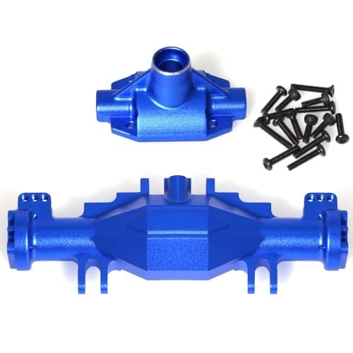 Axle Housing Set Aluminum for Losi 1/18 Mini LMT 4X4 Brushed Monster Truck，Replacement for Losi - LOS212035 Upgrade Part Axle Housing Set for Losi-LOS01026 1/18 Mini LMT Monster (Blue) - Image 1