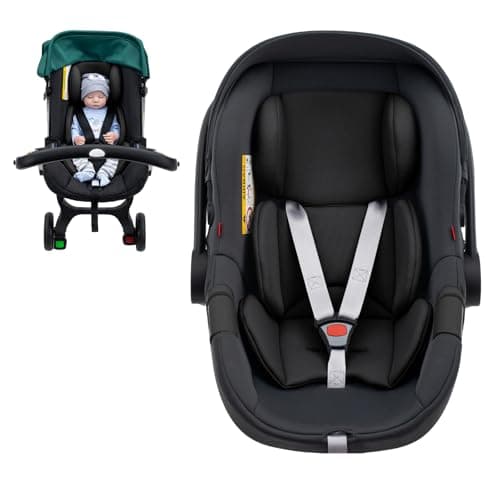 Infant Car Seat Insert for Doona, Ultra-Thick Baby Car Seat Head Support, Breathable Mesh Baby Car Seat Cushion with Natural Filled Sponge, Universal Carseat Head Support for Preemie to Toddler