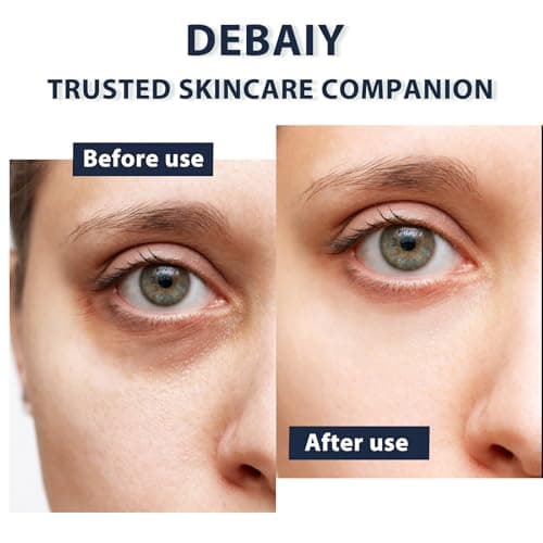 DEBAIY 3% Caffeine Eye Cream for Dark Circles Puffiness & Bags Under Eyes Night Cream (3 Pack 15g Each) - Thumbnail 6