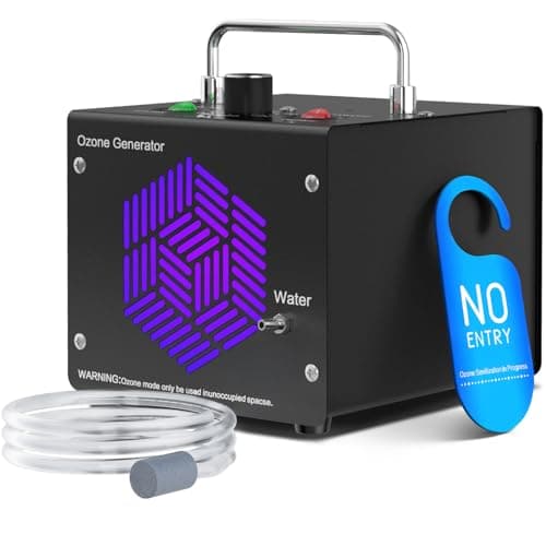 Medvoe 0zone Generator for Water & Air - O3 Air Purifier for Home & Car, Ozone Machine Odor Removal for Smoke & Pet (Black) - Image 1