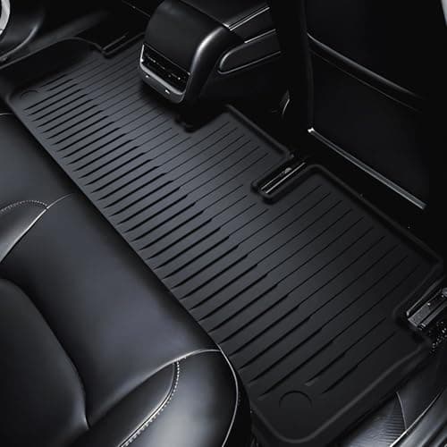 CARENTR Tesla Model 3 Highland 2024 2026 Floor Mats Set, Custom Fit All Weather TPE Car Mats with Front & Rear Floor Liners, Trunk Cargo Liner & Rear Storage Mats, 6PCS Model 3 Accessories - Thumbnail 5