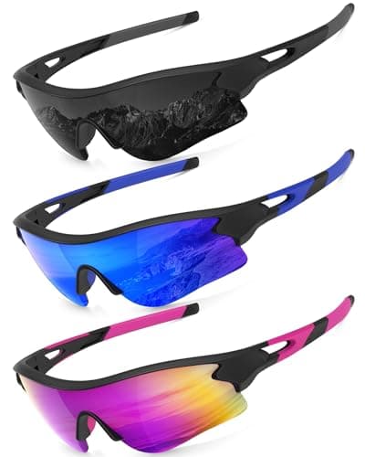 KALIYADI Sports Sunglasses Polarized Sunglasses-Men: Mens Sunglasses with UV400 for Golf Running Fishing - Image 1