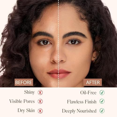 BARUBT 4 in 1 Color Changing Foundation with SPF 50 - Moisturizing Medium-Full Coverage Concealer, Medium Spectrum Foundation Cream, Long-Lasting Lightweight Makeup Liquid, Natural Look Cosmetics - Thumbnail 4