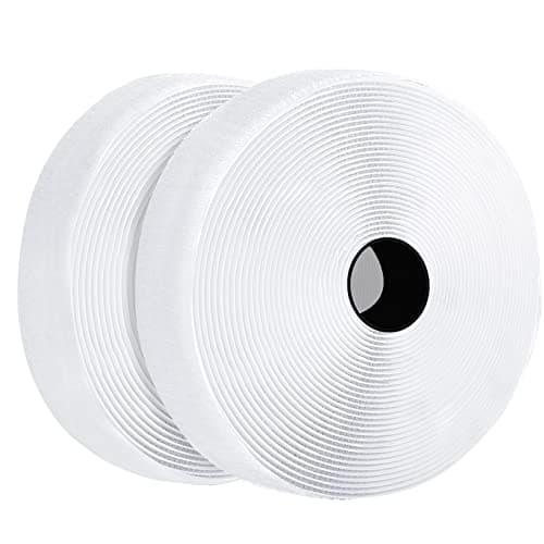 Zhaman 1 Inch x 29.5 Ft Sticky Back Strips, Heavy Duty Self Adhesive Mounting Tapes with Strong Industrial Strength, Classroom Must Have Teacher Supplies for Handmade Craft Art and Couch