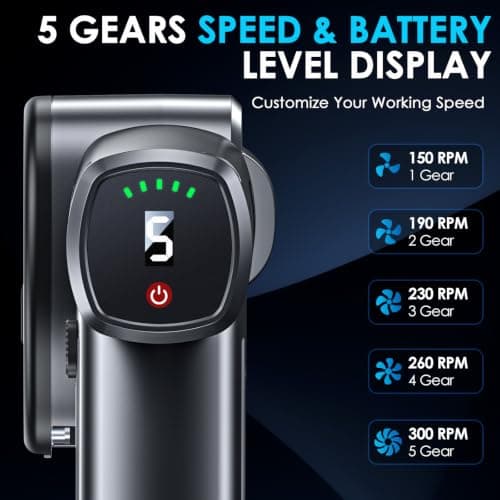 Cordless Electric Scissors Rechargeable, Smart Display Cardboard Box Cutter - Thumbnail 2