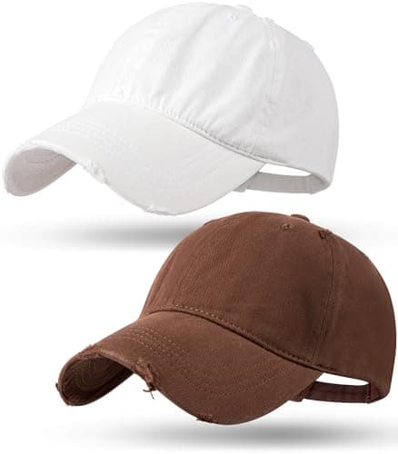 Vintage Baseball Cap for Men Women Distressed Golf Dad Hat Adjustable Washed Cotton Baseball Hat Unisex - Image 1
