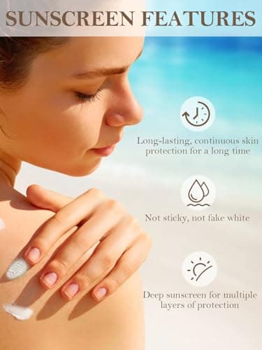 Beef Tallow Sunscreen for Face, Natural Reef Safe Sunblock for Face Body, Non Greasy Clean Travel Sun Screen Sunblock for Sunmmer Beach Outdoor Travel, 2.46 OZ - Thumbnail 5