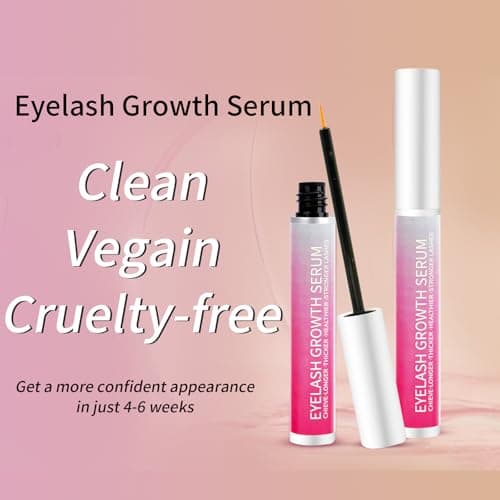 WONERBE Eyelash Growth Serum - Natural & Nourishing Formula for Longer, Thicker Lashes with Peptides & Biotin | Safe for Sensitive Eyes | 8ml - Thumbnail 4