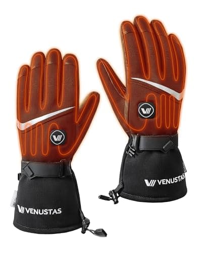 Venustas Heated Gloves for Men & Women, Rechargeable Electric Gloves for Arthritis, Winter Heated Motorcycle Ski Work Gloves - Image 1