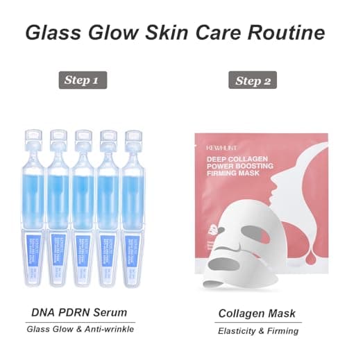 Salmon DNA PDRN Anti-Aging Facial Serum, 10,000ppm Salmon Egg DNA Ampoule, 3000ppm Collagen, Peptide, Glutathione, Niacinamide -Wrinkles, Firming, Radiance Skincare, 0.05 fl.oz x 30e - Thumbnail 6