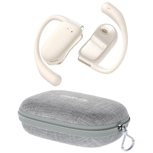 AI Translation Earbuds Real Time 164 Languages 80H Playtime Translator Ear Buds Audifonos Traductores Inglés Español Wireless Translating Earbuds Bluetooth Headphones for Travel Meeting Learning Beige