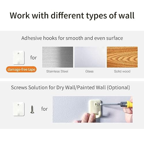 NWK Magic Dog Gate for Stairs Pet Gate for The House Providing a Safe Enclosure for Pets to Play and Rest, 6 Hooks Design (60'' X 30'') - Thumbnail 6