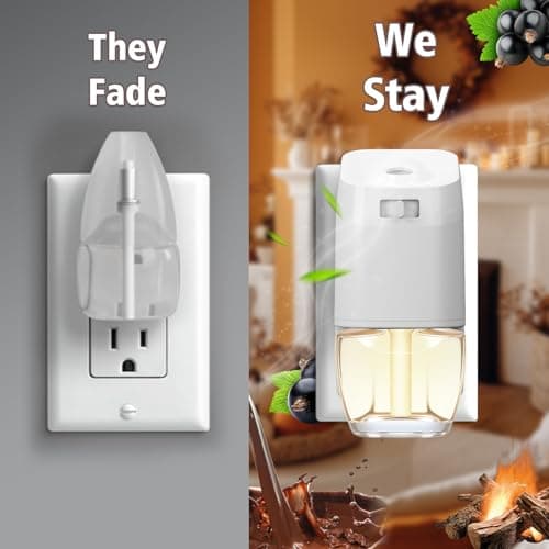 Plug In Air Freshener Refills, Black Currant, Wool Blanket, Hot Chocolate, Warm Fireplace, Summer Scented Refills for Home, 7.92 Fl Oz, 12 Count, Compatible with Air Wick & Glade, Not for Glade Plus - Thumbnail 5