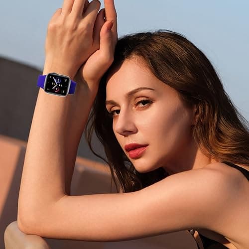 12 Pack Sport Bands Compatible with Apple Watch Band 38mm 40mm 41mm 42mm 44mm 45mm 46mm 49mm for Women Men,Soft Wristband Silicone Strap for iWatch Bands Series 11 10 9 8 7 6 5 4 3 2 1 Ultra SE - Thumbnail 6