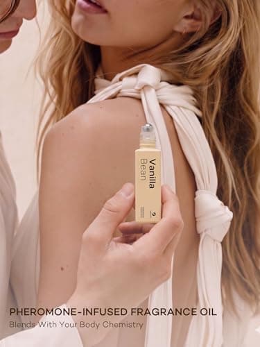 purefittech Pheromones Perfumes for Women Roll On Vanilla Bean Perfume Oil Fragrance,Vanilla Gourmand Long Lasting Perfume for Women,Eau De Parfum,0.34 Fl Oz/10ml,Made in USA - Thumbnail 3