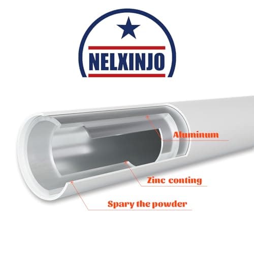NELXINJO Heavy Duty 25FT Flag Pole -13 Gauge Extra Thick Aluminum Flagpole kit for House Yard - 80 MPH Wind Tested. - Thumbnail 3