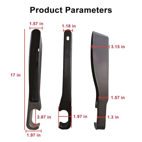 2 PCS Car Seat Gap Filler, Seat Gap Filler with Black-Carbon Fiber Texture for Cars SUV Trucks, Console Side Gap Organizer Storage Box with Charge Cable Hole, Fit for 1.2 Inches Seat Console Gap - Thumbnail 6