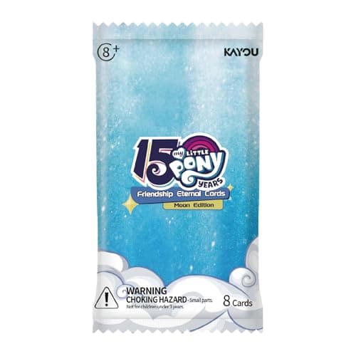 KAYOU My Little Pony Friendship Eternal Cards, Moon Edition Series 2, English, 12 Blister Packs Display with Promo Card, Anniversary Celebration Theme - Thumbnail 3