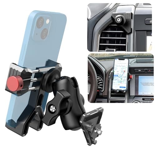 EASEORD Phone Mount Compatible with Ford F-150 2015-2020, Expedition 2018-2021, Super Duty 2017-2021, 360 Rotation Aluminum F150 Vent Cell Phone Holder for All Phone iPhone Android Smartphone - Image 1