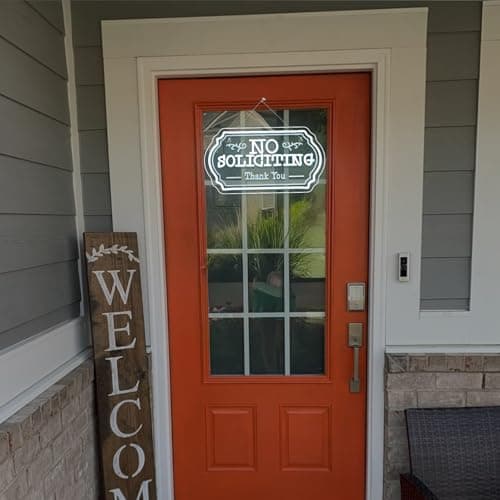 No Soliciting Neon Sign Humorous Neon Signs for Wall Decor Front Door Led Lights White Light Up for Home Shop Store Hotel Restaurant Window Decoration Great Gifts - Thumbnail 5