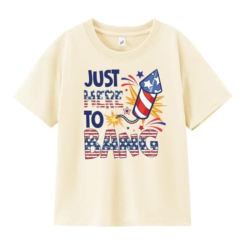 Honeypawpaw 250 Anniversary USA Shirt Independence Day Shirt for Kids Boys Girls, 4th of July Dinos Flag Patriotic Tee, 3T-8T - Image 1
