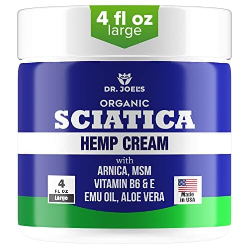 Sciatica Cream - Premium Sciatica Cream - Fast Absorption & Maximum Relief - 4 oz Large Value Pack - Made in The USA - Image 1