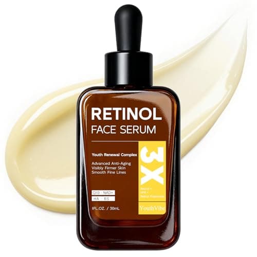 Retinol Serum for Face, Anti Aging & Anti Wrinkle B5 Resurfacing Retinol Serum with Niacinamide, Collagen & Hyaluronic Acid, Smooths Wrinkles & Fine Lines, Dark Spot Corrector, Brighten Dullness - Image 1