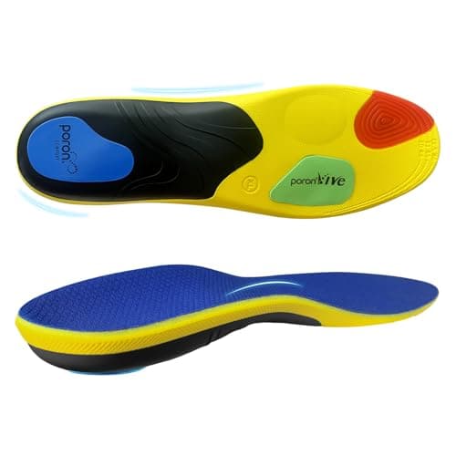 Heavy Duty Support Pain Relief Orthotics - 230+ lbs Plantar Fasciitis Medium Arch Support Insoles for Men Women, Flat Feet Orthotic Insert, Work Boot Shoe Insoles -Shock Absorption with Every Step(XL) - Image 1