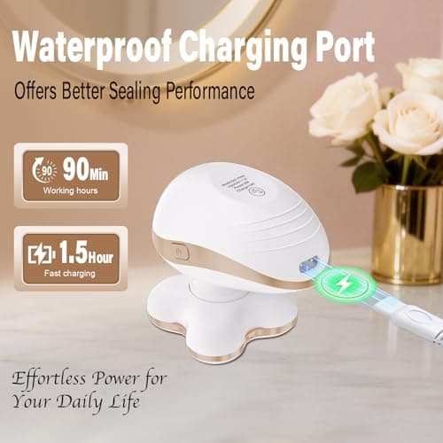 Electric Razors for Women, 18K Gold Plated Blade, for Sensitive Skin - Thumbnail 6