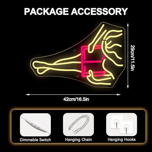 NOSUN Girl Read Book Neon Sign Book Neon Signs for Wall Decor Colorful LED Neon Signs for Teen Girls Beautiful Pink LED Neon Lights for Home Wedding Birthday for Bedroom Salon Party - Thumbnail 5