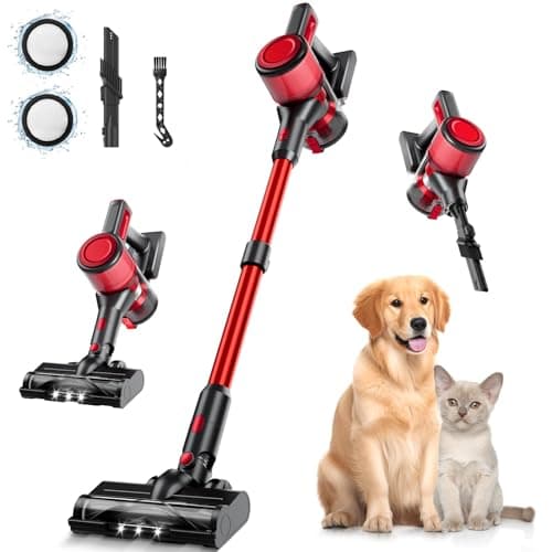 BSNAW Cordless Vacuum Cleaner for Home, 8-in-1 Lightweight Stick Vacuum with 45Mins Runtime, Powerful Suction, Anti-Tangle, Rechargeable Cordless Vacuum for Hardwood Floor Carpet Pet Hair, N501 - Image 1