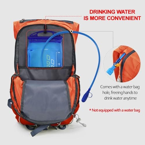 Seektop Ultra Lightweight & Packable Hiking Backpack 20L,Water-Resistant Foldable Daypack for Men Women, Compact for Hiking,Travel,Outdoor - Thumbnail 6