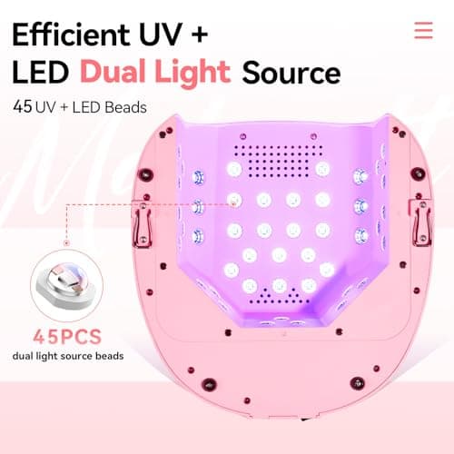 Makartt Professional UV Light with Handle 30W Rechargeable Nail Dryer - Thumbnail 4
