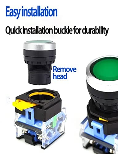 Push Button Box Momentary Green Push Button Station Box - Thumbnail 3