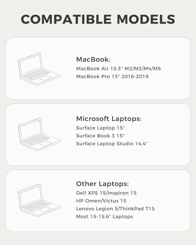 ProCase Laptop Sleeve 15" for MacBook Air/Pro 15 Inch M5/M4/M3/M2, Computer Case Also Compatible with 15" HP Dell ASUS Lenovo Acer Chromebook -Airblue - Thumbnail 2