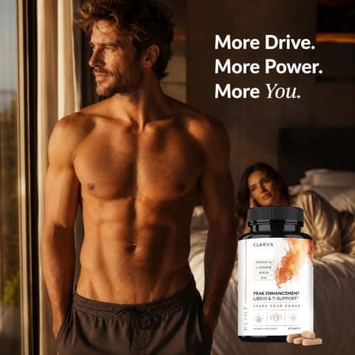 Mens Testosterone Booster & Libido Booster for Men - for Prime Strength, Energy & Vitality with Tongkat Ali, Maca, Zinc & Boron - Premium Mens Testosterone Supplement & Libido Complex - 60 Tablets - Thumbnail 5