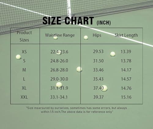 Afurdel Women's Active Performance Skort Lightweight Skirt for Running Tennis Golf High Waisted Skirts for Womens Pickleball Mini Skorts Brown XS - Thumbnail 6