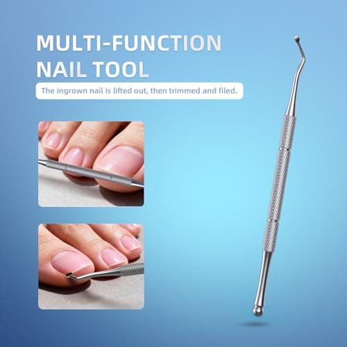 Nail Clippers for Thick & Ingrown Toenails - Sharp Curved Blade & Non-Slip Handle -Toenail Clippers for Men, Women, and Seniors - Professional Heavy-Duty Pedicure Tool Gift - Thumbnail 5