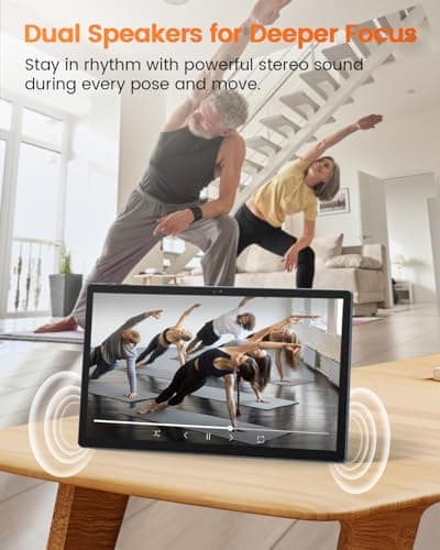 HOOGEE 15.6 Inch Pro Tablet Android 14 Large Tablets 2025 Helio G99 Octa-Core 16GB+256GB, 1TB Expandable, 1080P 12000mAh 30W Fast Charge (Inches, 15.6, Black, 256, GB) - Thumbnail 4