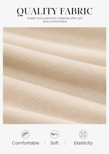 PRETTYGARDEN Women's 2026 Long Sleeve T Shirts Asymmetrical Y2K Slim Fitted Going Out Trendy Tops Early Fall Fashion Clothing (Beige,X-Large) - Thumbnail 5
