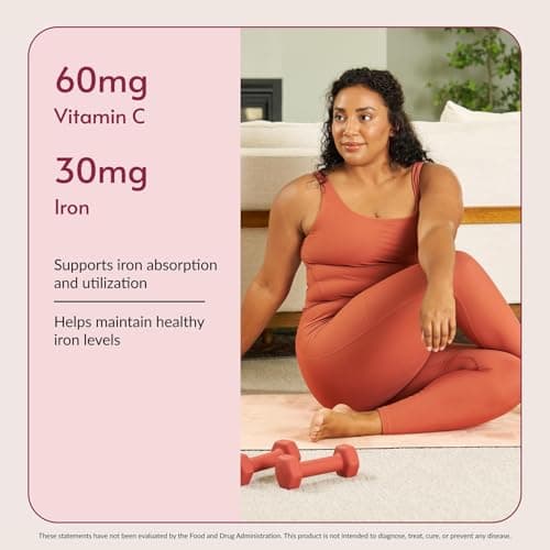 Bariatric Advantage Iron 30 mg Chewy Bite with Vitamin C - for Bariatric Patients - Sugar-Free - Chocolate Raspberry - 30 Count - Thumbnail 5