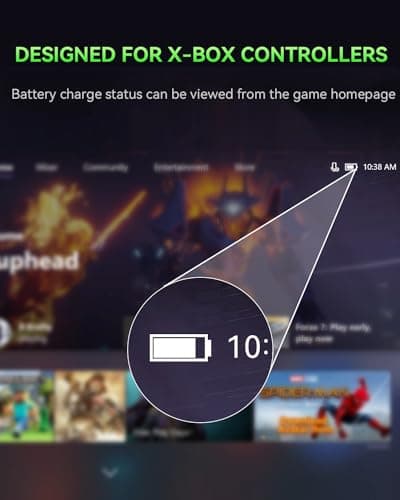 Bcofo Rechargeable Battery Pack for Xbox Series X|S/One, 2 Pack 4440mWh 3.7V Battery Pack for X-Box One/S/X/Elite All Xbox Controllers Supports Use While Charging (Includes 2 Batteries Only) - Thumbnail 5