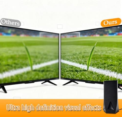 TV Antenna for Smart TV Indoor – Dual Mode Amplified TV Antenna, 4K 1080P Indoor Antenna with Adjustable Gain Switch, Light Magnetic Base, Signal Booster, Free Local Channels - Thumbnail 5