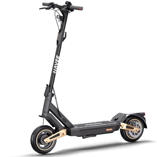 NAVEE Electric-Scooter-Adults, e Scooter ST3, Off Road Fast 25 20 Mph, 1000w 500w Motor with Suspension, Long Range 38 30 Miles, 10 inch Tires All Terrain, Heavy Duty Commuter Teens Men Adult Students